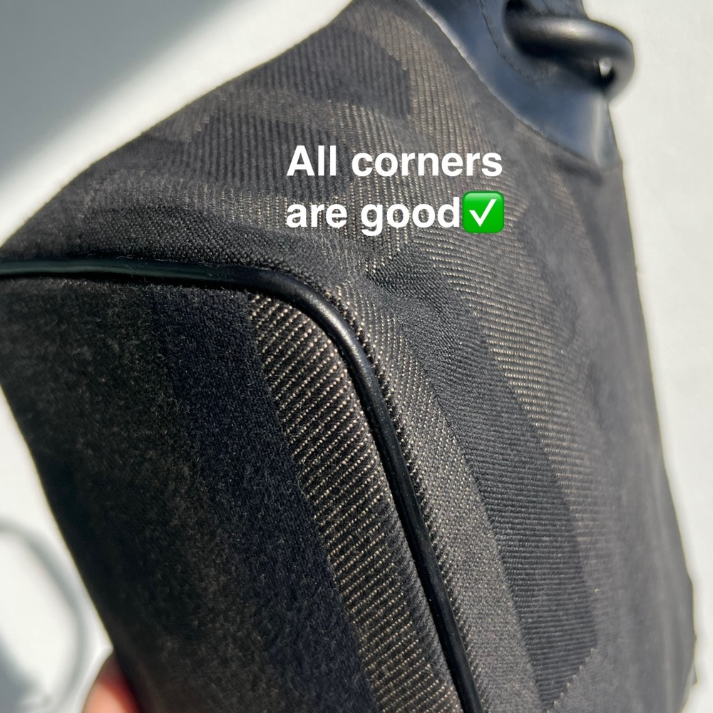 Bali Batuffo logo pattern canvas mini shoulder bag - image 9